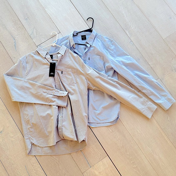 Casual Dress Shirt Long Sleeve Button Ups - Picture 1 of 7